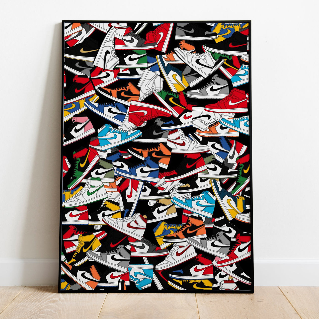 Collage Sneakers Print